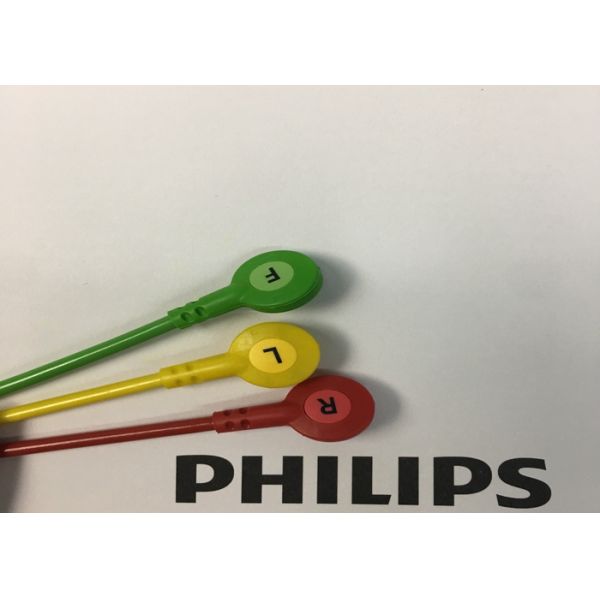 M1674A ECG Lead Set Cable 3 Lead IEC ICU 1M For Medical Equipment