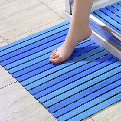 Esteira da drenagem de Mat Open Strip Non Slip do assoalho do PVC do deslizamento de 60CM*150CM anti