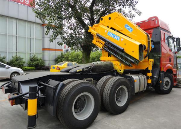 Workshop Telescopic Boom Truck Mounted Crane Equipment Running Smoothly