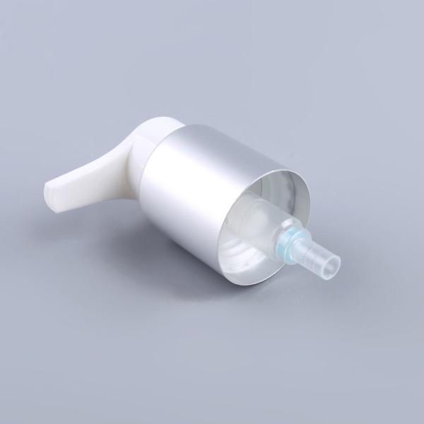 Sliver aluminum Lotion dispenser pump head Factory empty lotion pump bottles