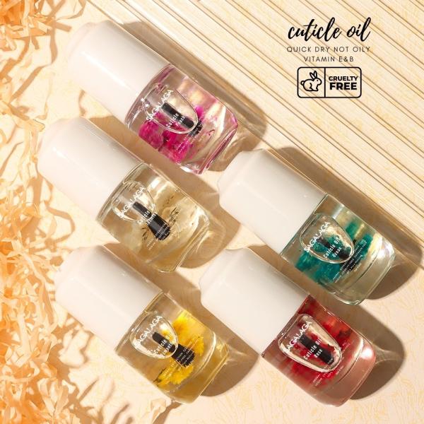 Cuticle Oil for Nails Repairs & Hydrates Nail Oil Cuticle Softener for Women Nail Care with Natural Flowers