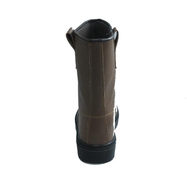 Shengjie Steel Toe Cap Lace Up Cut Safe Boots With Anti Slip And Shock Absorbing PU Sole Heel Protect Safety Shoes
