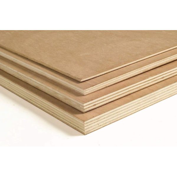 Smooth Cut And Saw Finish Solid Wood Veneer Multi Layer Plywood Customized