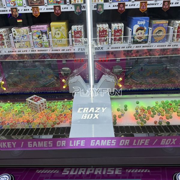 Commercial Automatic Crazy Blind Box Lucky Gifts Kids Toys Mystery Blind Box Vending Machine