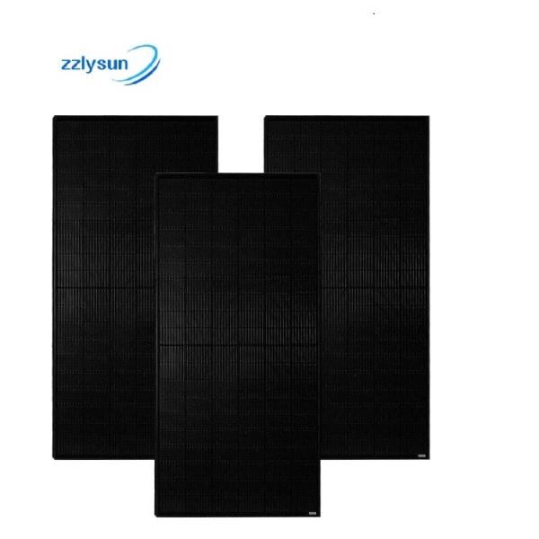 Best selling products various types 385w photovoltaic flexible all black shingled china solar panels