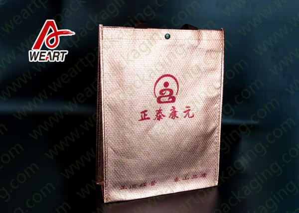 Clothes Carrier Laminated Non Woven Bags D Cut  OEM / ODM Avaliable