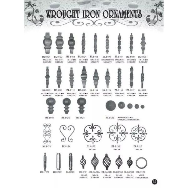 Панелей утюга орнаментов литого железа ИСО9001 финиш поверхности масла декоративных антиржавейный