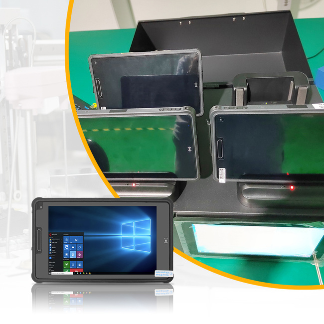 Win Rugged Tablet 8 Inch Supports Field Service Equipment Checks and Site Reports