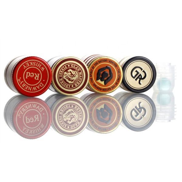 Ropp Aluminium Bottle Tops Vodka Gin Glass Bottle Aluminum Cap With PE Liner