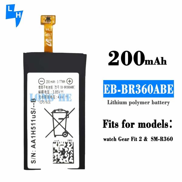 R360 versão móvel 200mAh bateria EB-BR360ABE para Samsung Gear Fit2 SM-R360 Smart Watch