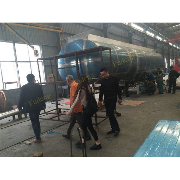 47000 L Stainless Steel Tanker Trailers Single Compartment 12000*2500*4000mm