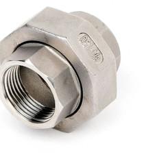 304 316L Stainless Steel Union Fittings NPT Threaded Union Coupling For Oil
