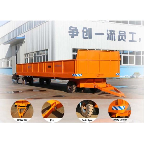 Remolque industrial de alta resistencia Plataforma modular 30T Taller Almacén