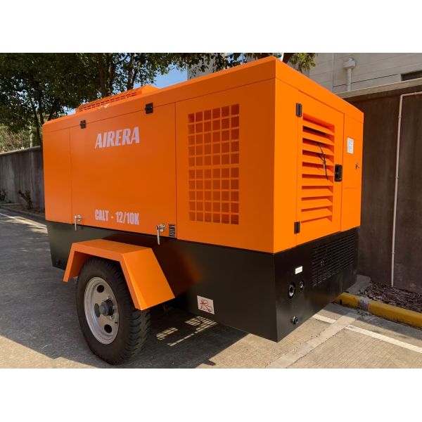 175-350CFM Portable Diesel Industrial Air Compressor  Diesel Air Compressor