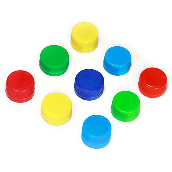 Pequenas Chapas de garrafas de água de plástico de parafuso 28mm 30mm para suco de bebida