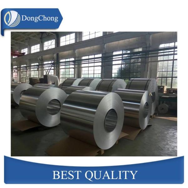 Rolled Coated Mirror Finish Aluminium Coil Strip Low Density Good Fatigue Strength