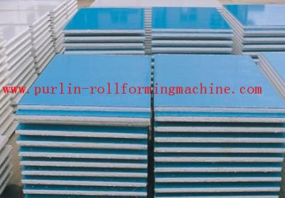 Automatic EPS and Rock Wool Sandwich Panel Roll Forming Machine High Speed and Durable