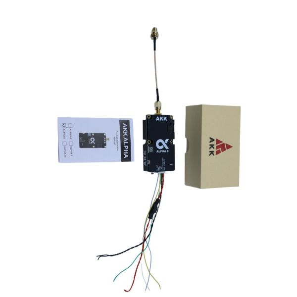 80 Channels FPV VTX Video Transmitter AKK 5.8GHz High Power 12-28V