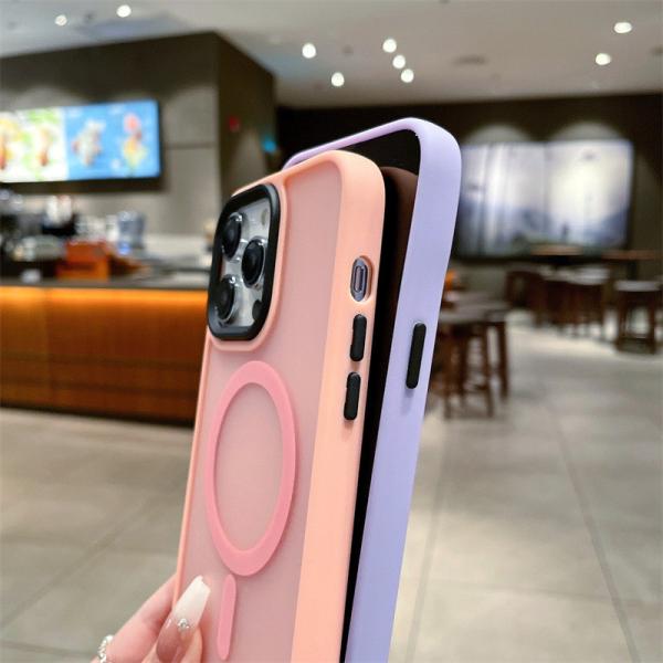 Custom Magsafe Phone Case Matte Transparent Mobile Covers Scratch Resistant