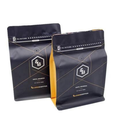 A parte inferior lisa impressa personalizada de 500g 1kg ensaca a selagem superior do zíper