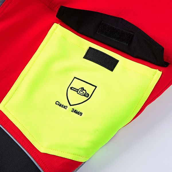 Multi защитная одежда Breathable, куртка цепной пилы ткани нейлона слоя цепной пилы, отрезала парней цепной пилы защиты