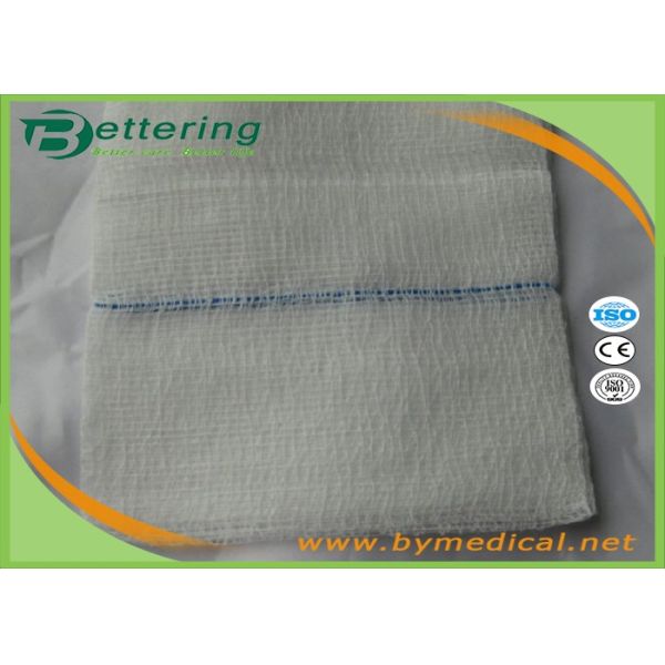 Cotton Medical Wound Dressing Gauze Swab , Wound Care Pads For Absorbing Fluids