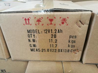 Rechargeable Solar Lead Acid Battery 12 Volte For Electric Powered Bicycle