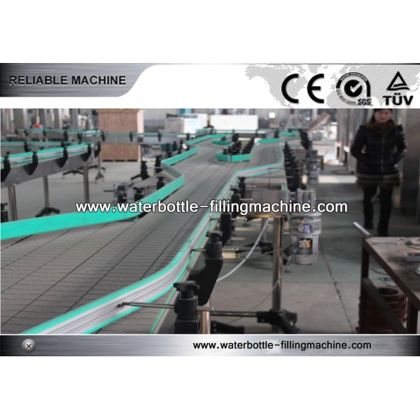 Carbonated Drink Plastic Auxiliary Equipment Bottle Conveyor System Speed Adjustable