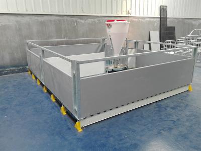 Plastic Floor Pig Farrowing Pen With Pvc Board And Feeder Alkali Reistance