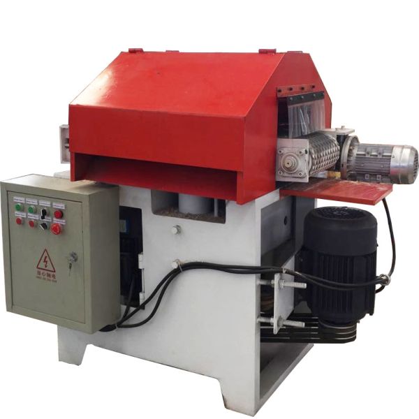 Производственная линия машины лесопилки тимберса, ленточнопильный станок двойных голов вертикальный