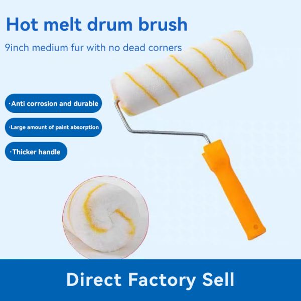 Поддержка на заказ ODM на заказ Цветочное украшение стен мягкая резиновая краска роликовая кисть