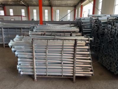 Peças de aço ajustáveis galvanizadas do andaime do metal para o sistema do suporte