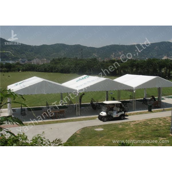 Outside High Performance Golf Sport White Fabric Aluminum Framed Event Tents