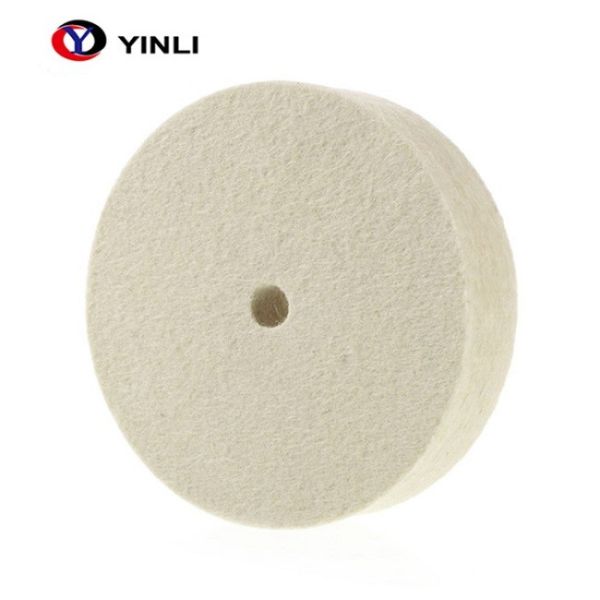 8mm Stainless Steel Wool Felt Polishing Wheel For Angle Grinder
