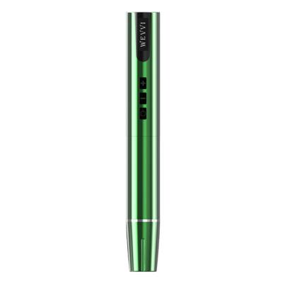 Wireless Makeup Tattoo Machine Semi Permanent Green Color With Coreless Motor