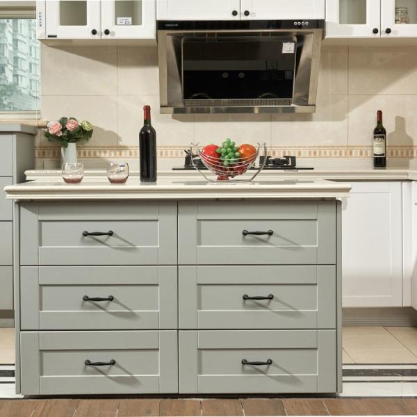 MDF Melamine Board D600mm Modular Kitchen Cabinets For Home Improvement
