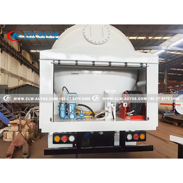 30ton LP Gas Truck With Gas Dispenser BLACKMER Pump Propane Delivery Tanker