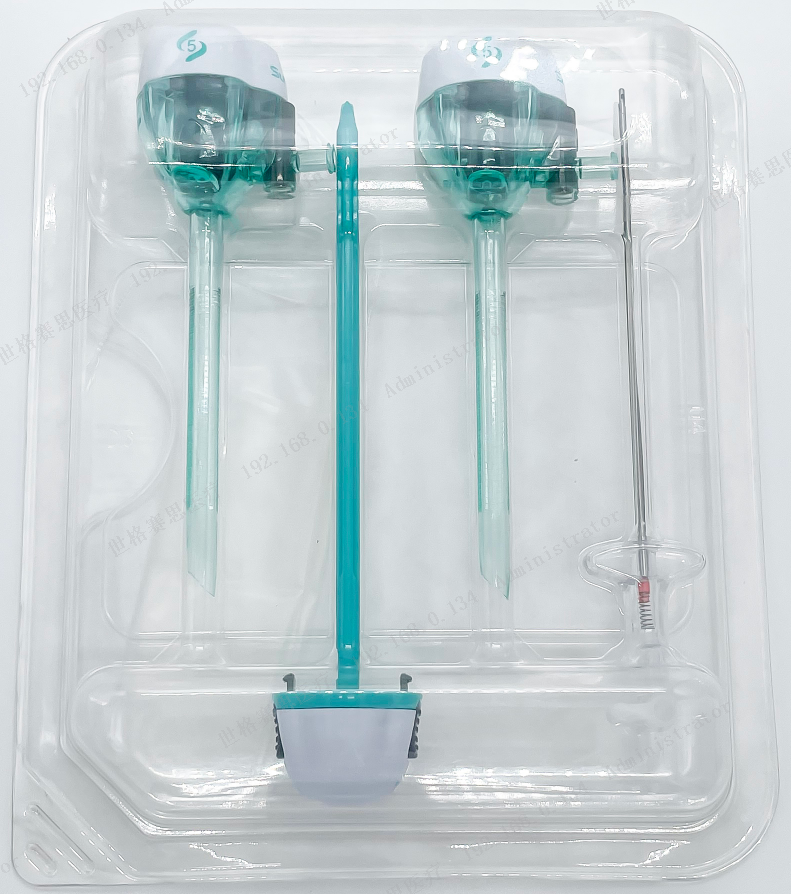 набор пластиковое Trocar 5mm устранимый Bladeless Trocar установил для Laparoscopic хирургии