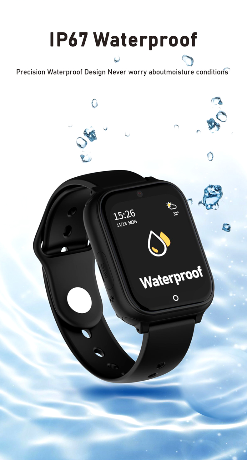 Eraysun Smart Watch Child 560mAh 1.52 Inch 240*280 LBS Location SOS Phone Call 4g SIM Card Camera Electronic Smart Watch Kids