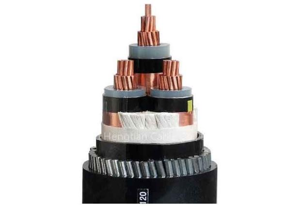 Armoured Electrical Cable Power Plant Three Phase XLPE Insulation Steel Wire 3x300mm2