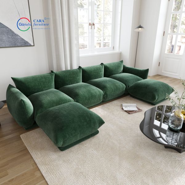 ODM Fabric Furniture Soft Modern Design Corner L Shape Couches Sectional Sofa Modular Living Room Sofas