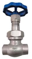 Connexion cryogénique de BW d'écrou d'acier inoxydable de robinet d'arrêt sphérique d'opération de volant de commande