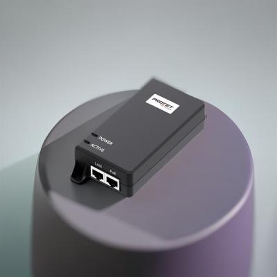 60W Cat5e Cables Gigabit PoE Adapter Designed For Indoor Installation