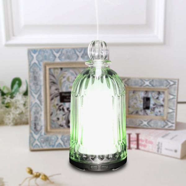 HOMEFISH OEM Dropshipping Multicolored 120ml Glass Humidifier Essential Oil Diffuseur Scent Diffuser Machine