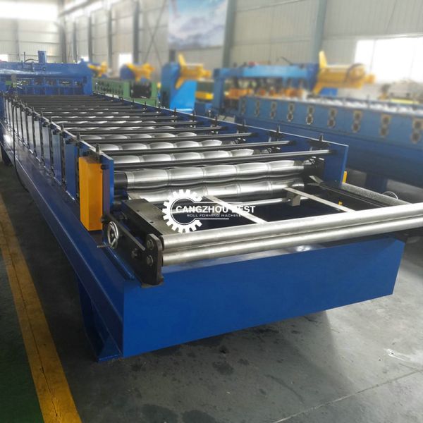 Стальной крен листа крыши Zeetile 1000mm профиля формируя передачу цепи машины