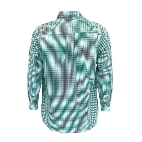 Mens Cotton 210gsm Fire Resistant Shirts Arc Welder Snap