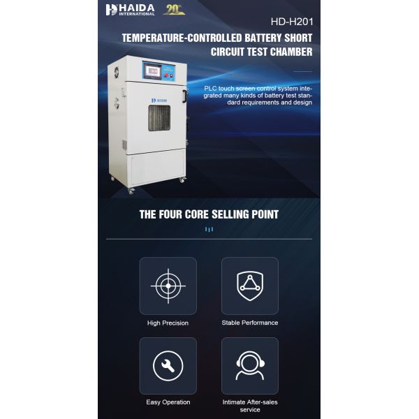 HAIDA Battery External Short Circuit Test Chamber