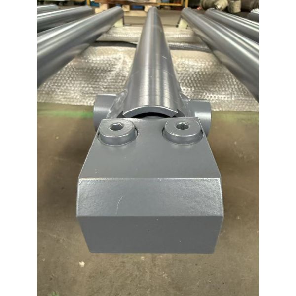 Steel Double Acting Hydraulic Telescopic Cylinder With Integrated Pulley System