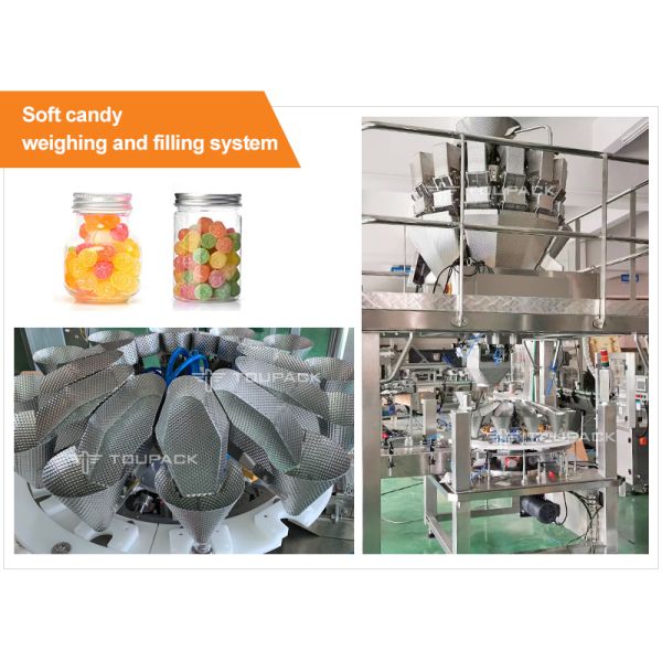Automatic Food Packing Machine for Paper Aluminum Tin Cans Powder Nuts Sauce Filling Sealing Can Seamer