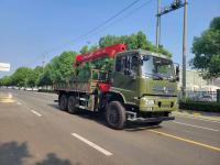 China Dongfeng marca 6WD 6X6 caminhão montado guindaste com XCMG 8 toneladas 10 toneladas guindaste para uso militar